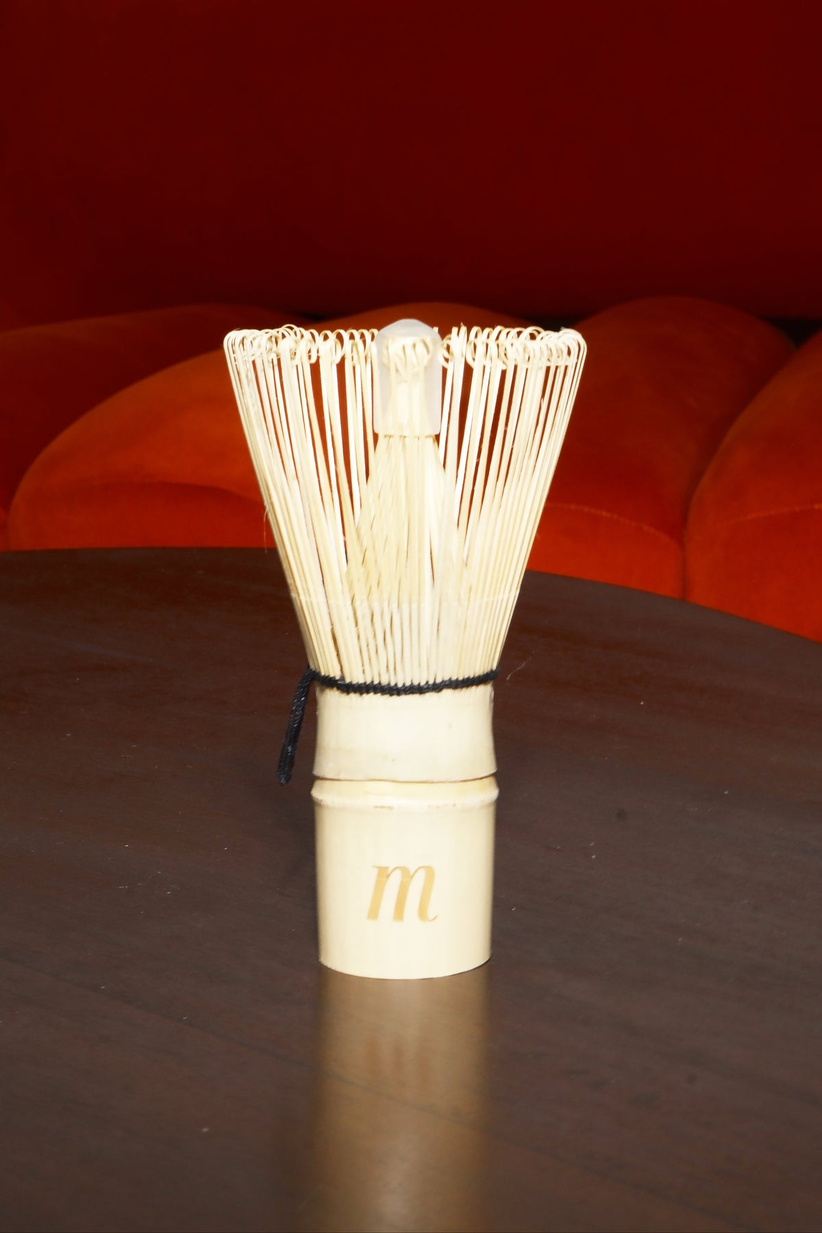 Makers engraved logo Bamboo Whisk