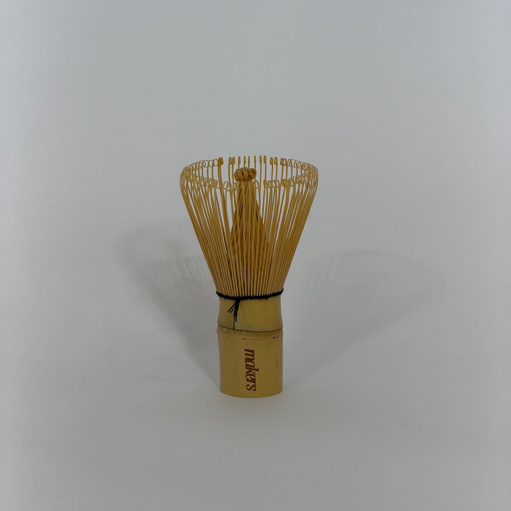 Makers engraved logo Bamboo Whisk