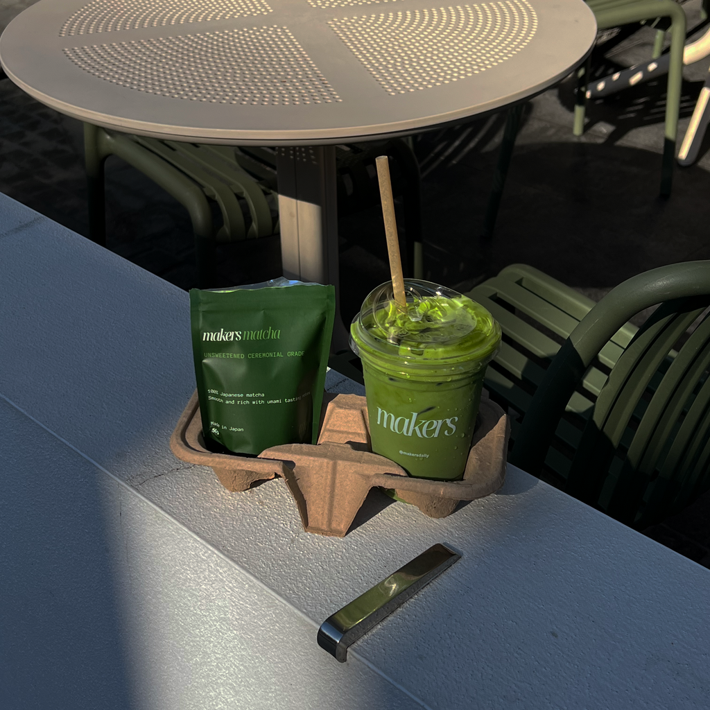 Makers ceremonial grade matcha bag